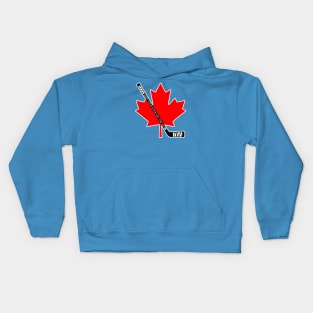 Keep Your Stick On The Ice 🏒 Canada Kids Hoodie